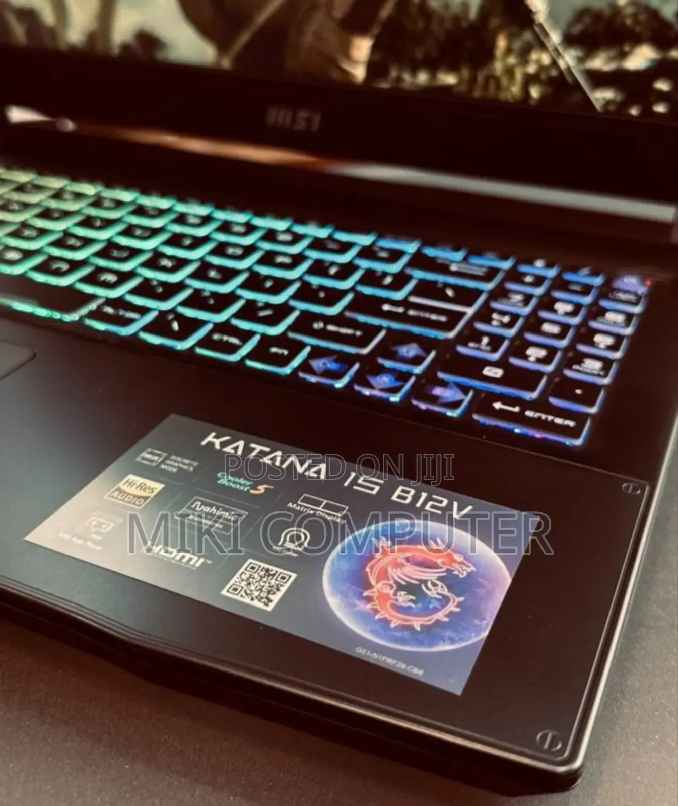 New Laptop MSI GF63 16GB Intel Core I7 SSD 512GB