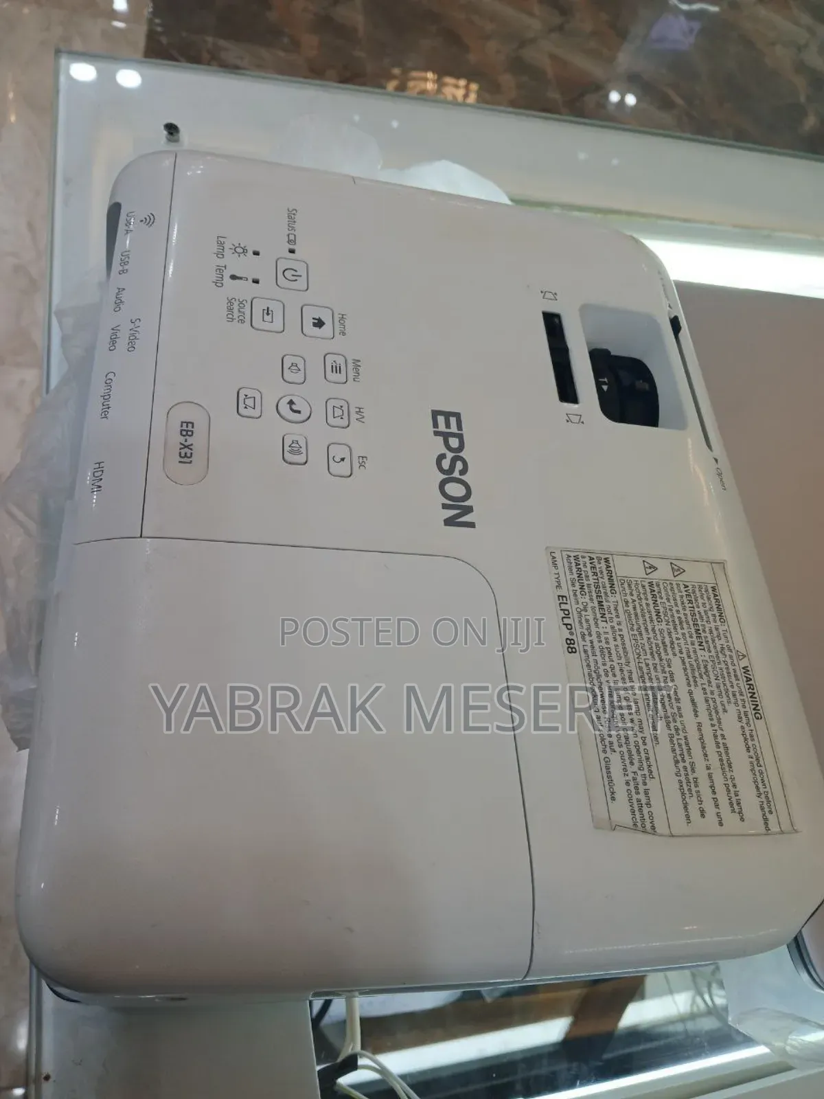 Used Epson EB- X31 Projector 
( Quantity: 4 Pieces