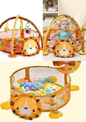 Photo - 4 in 1 Baby Play Gym With Soft Padding Mat and Arch Design