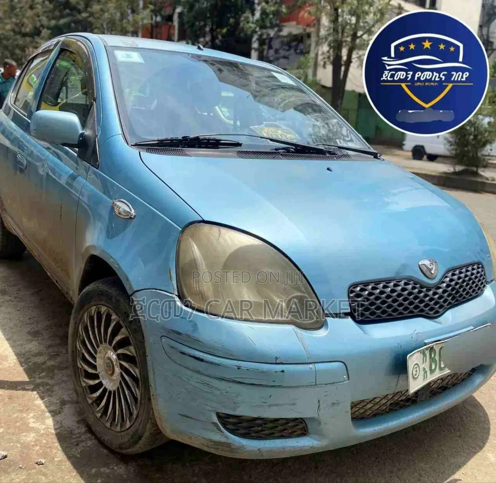 Toyota Vitz 2002 Blue