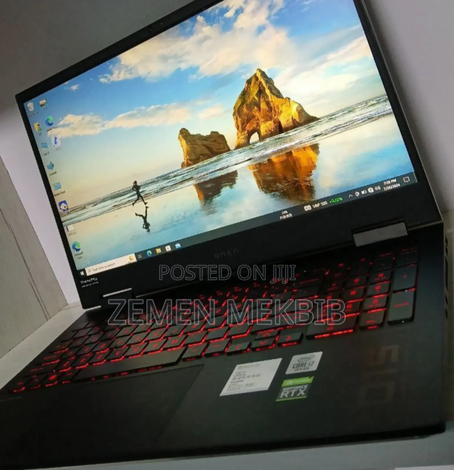 New Laptop HP Omen 15 16GB Intel Core I7 SSD 1T