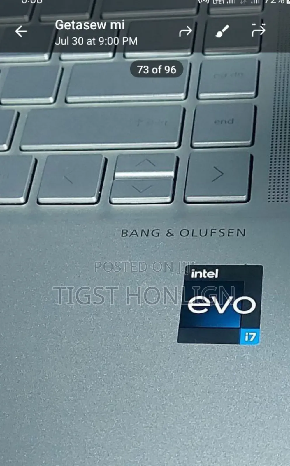 New Laptop HP Envy X360 16GB Intel Core I7 SSD 512GB