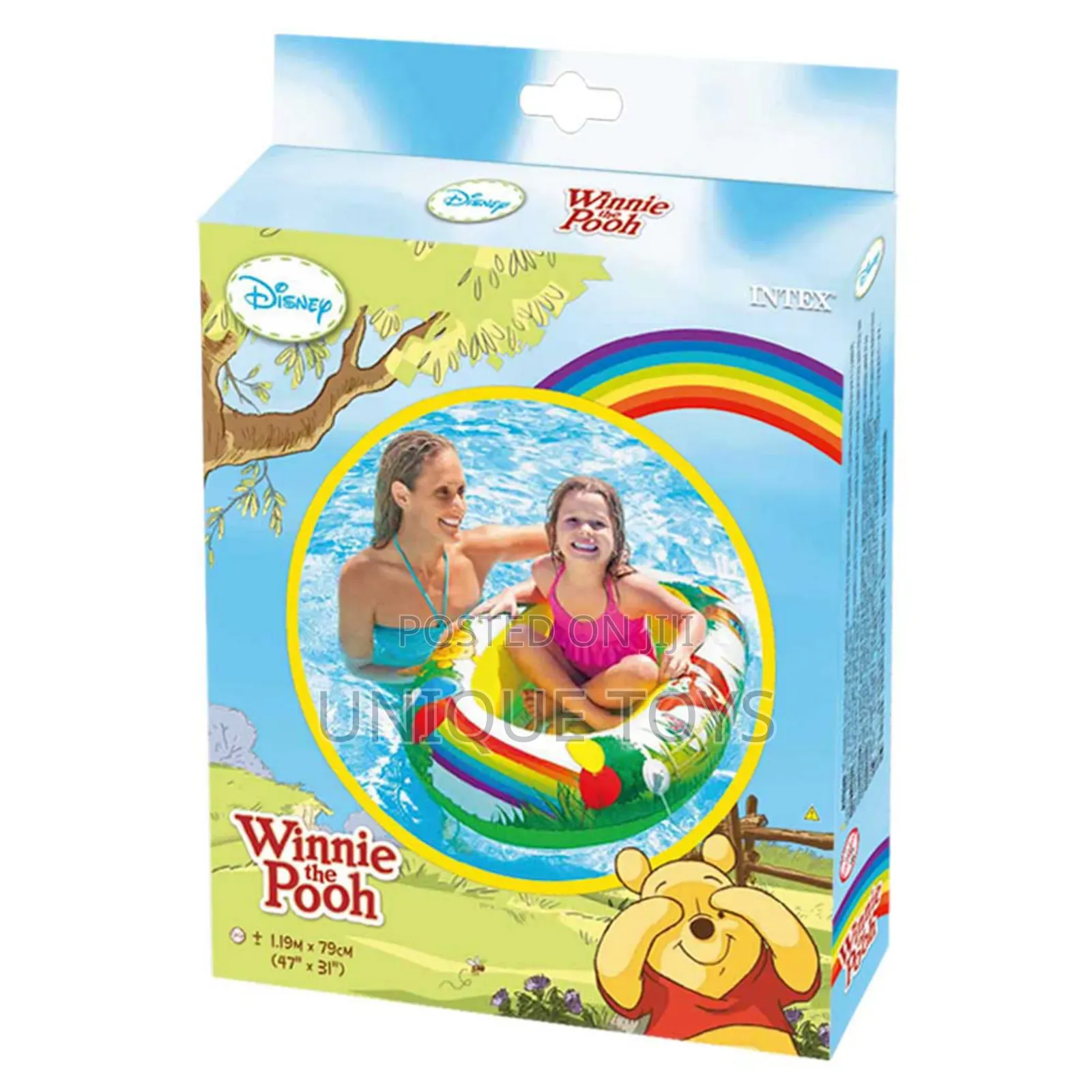 2-in-1 Inflatable Boat and Pool: 119 X 79 Cm