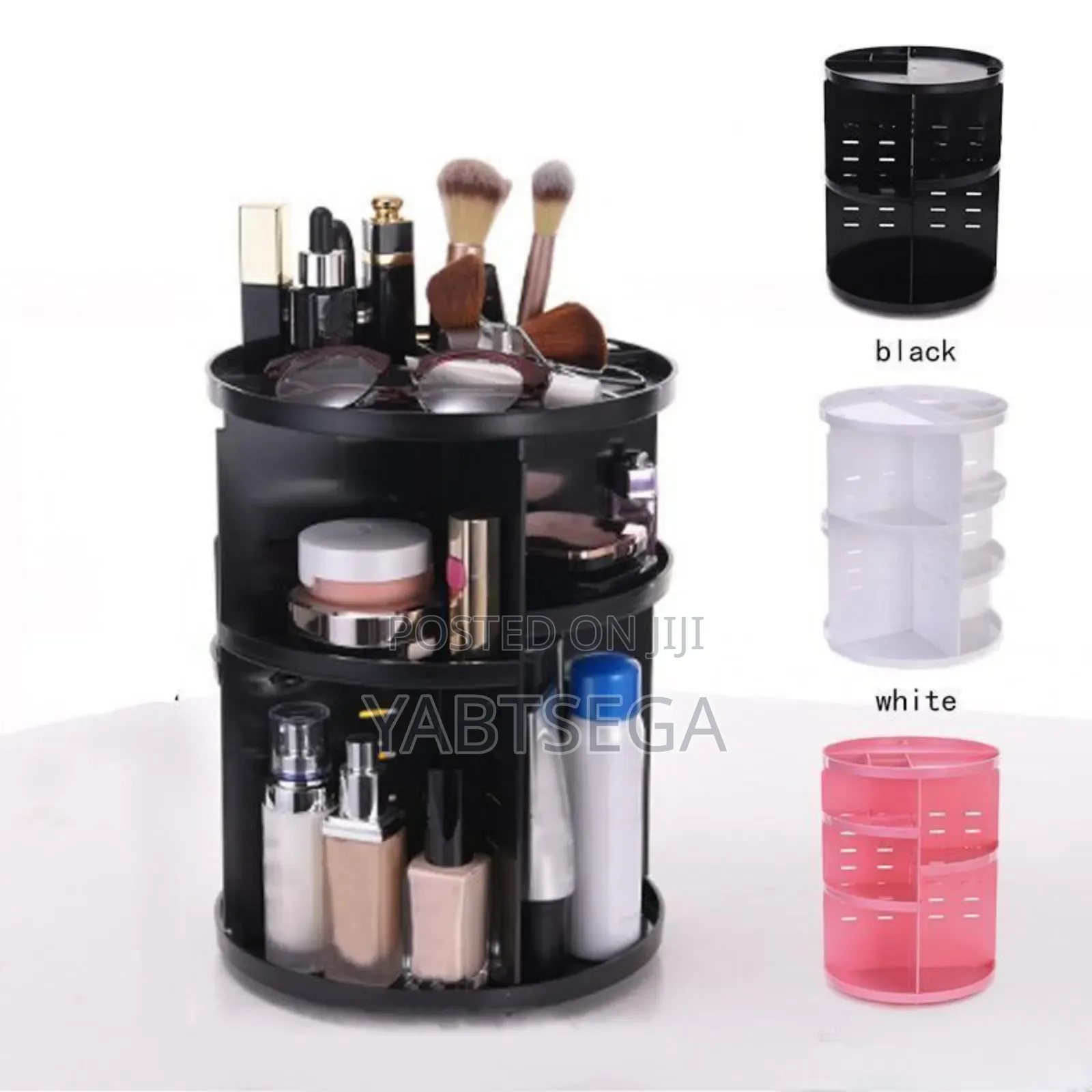 360° Rotating Makeup Organizer