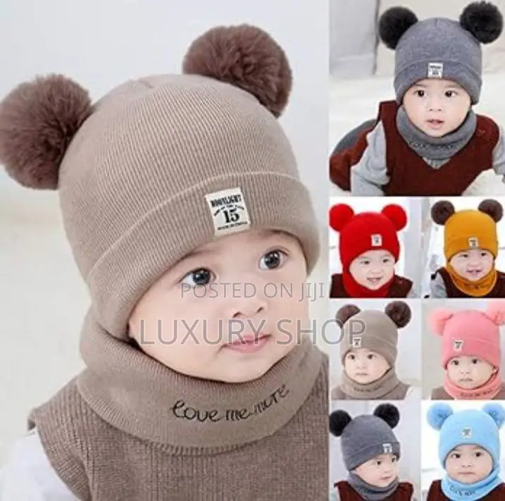 ከፍተኛ ጥራት ያለው.የህፃን ልጅ ( ኮፍያ እና ስካርቭ)