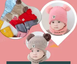 ከፍተኛ ጥራት ያለው.የህፃን ልጅ ( ኮፍያ እና ስካርቭ)