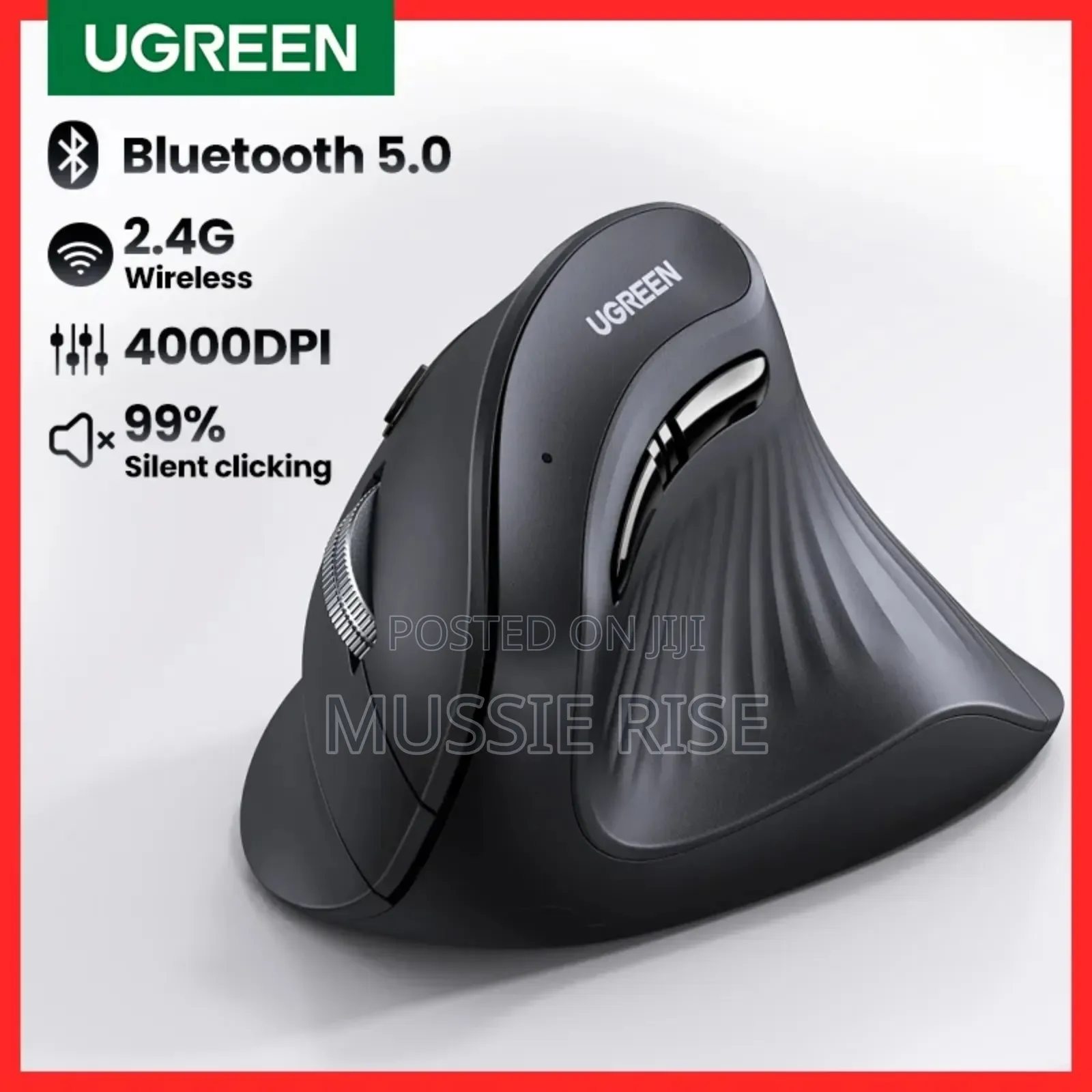 Ugreen Ergonomic Vertical Mouse Wireless Bluetooth