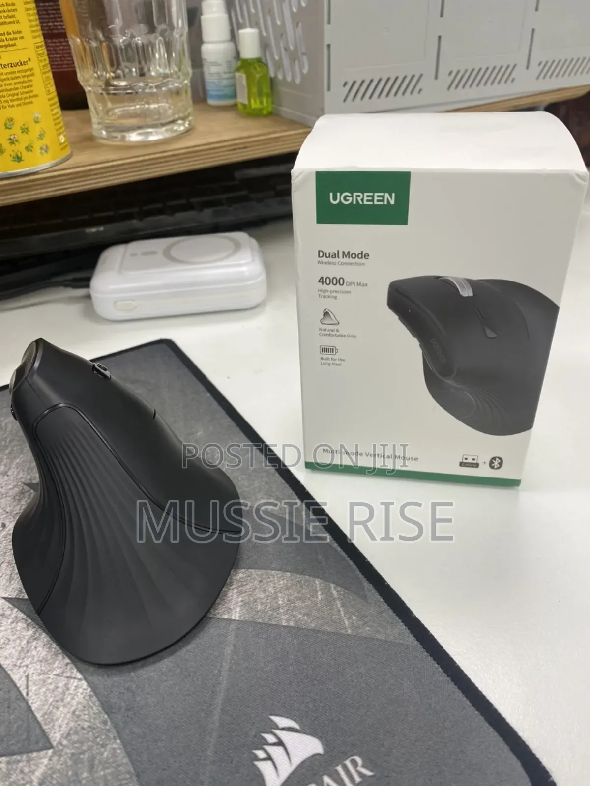 Ugreen Ergonomic Vertical Mouse Wireless Bluetooth