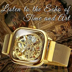 Forsining Full Transparent Gear Automatic Watch