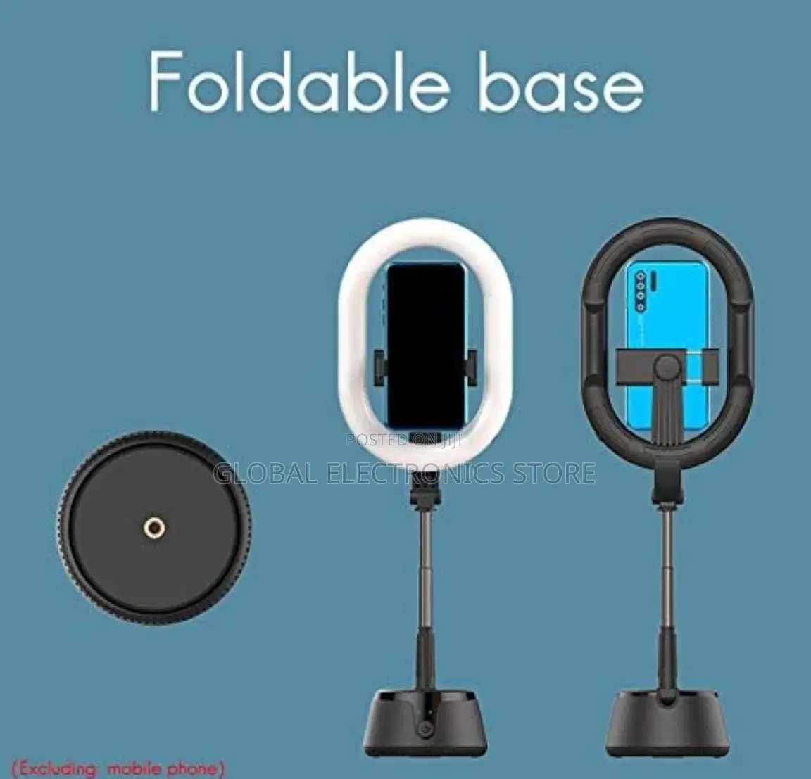 መርዘም የሚቺል 360° መዞር የሚቺል Auto Face Tracking Ring Light