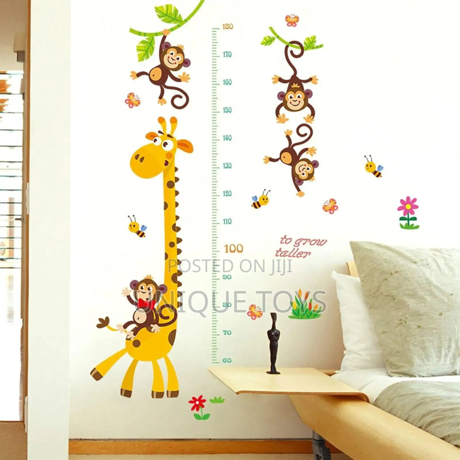 Cute   Animals Growth Chart Stickers