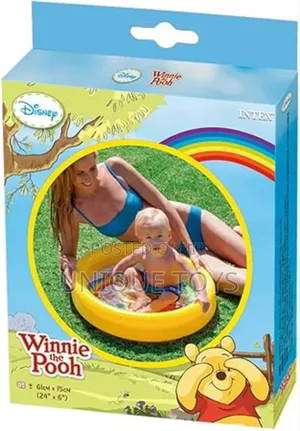 Winnie Z Pooh Intex Inflatable Pool: 61 X 15cm, 15L Capacity