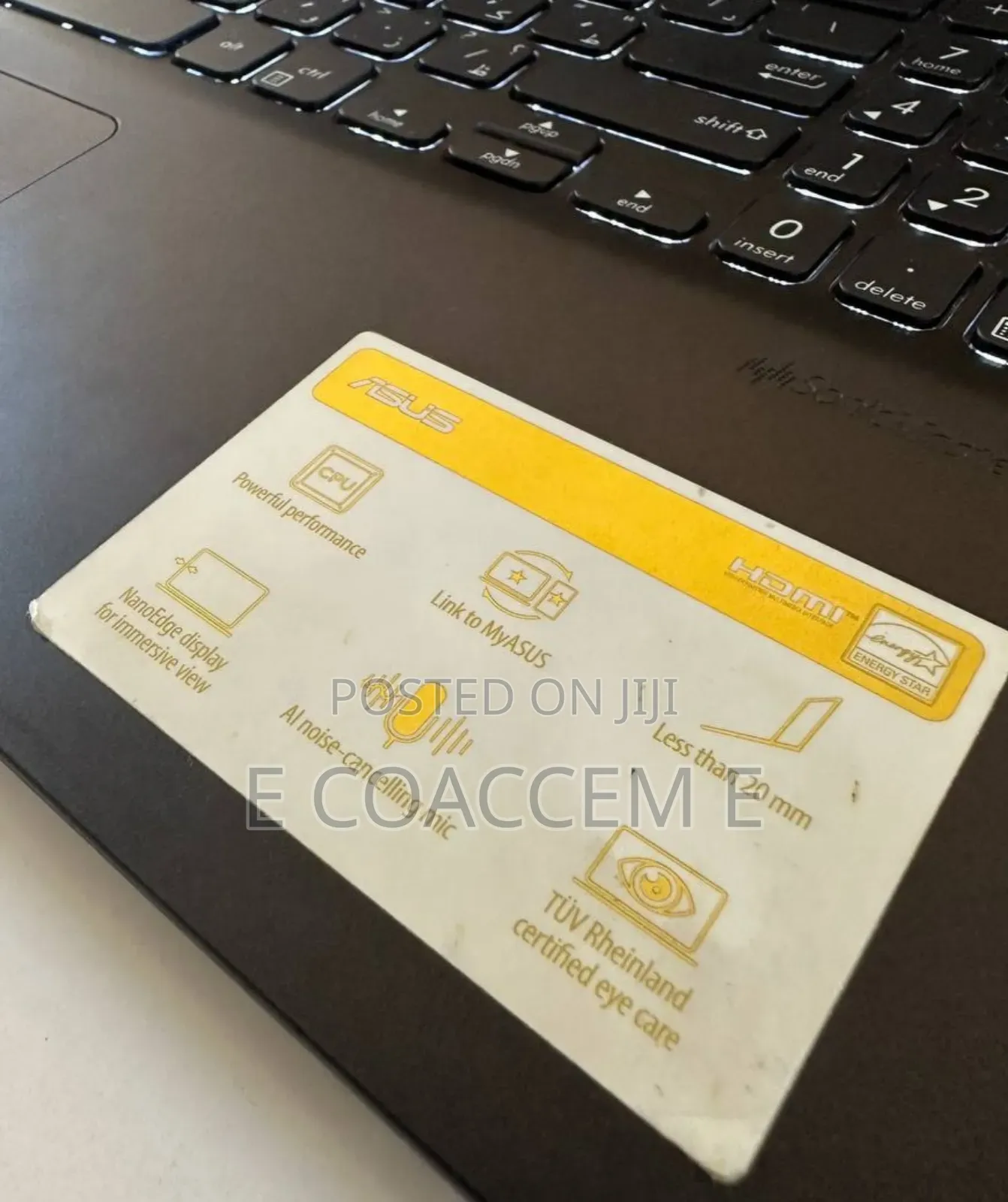 New Laptop Asus 8GB Intel Core I3 SSD 256GB