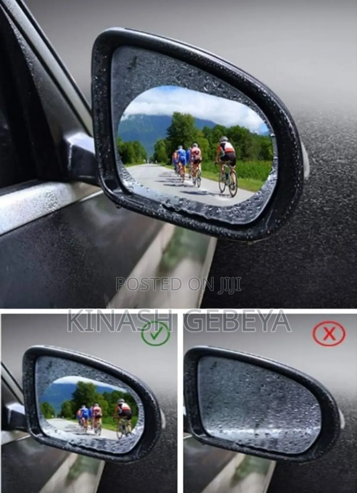 Anti Fog Car Mirror(በዝናብ ያለ ሀሳብ ለመንዳት)
