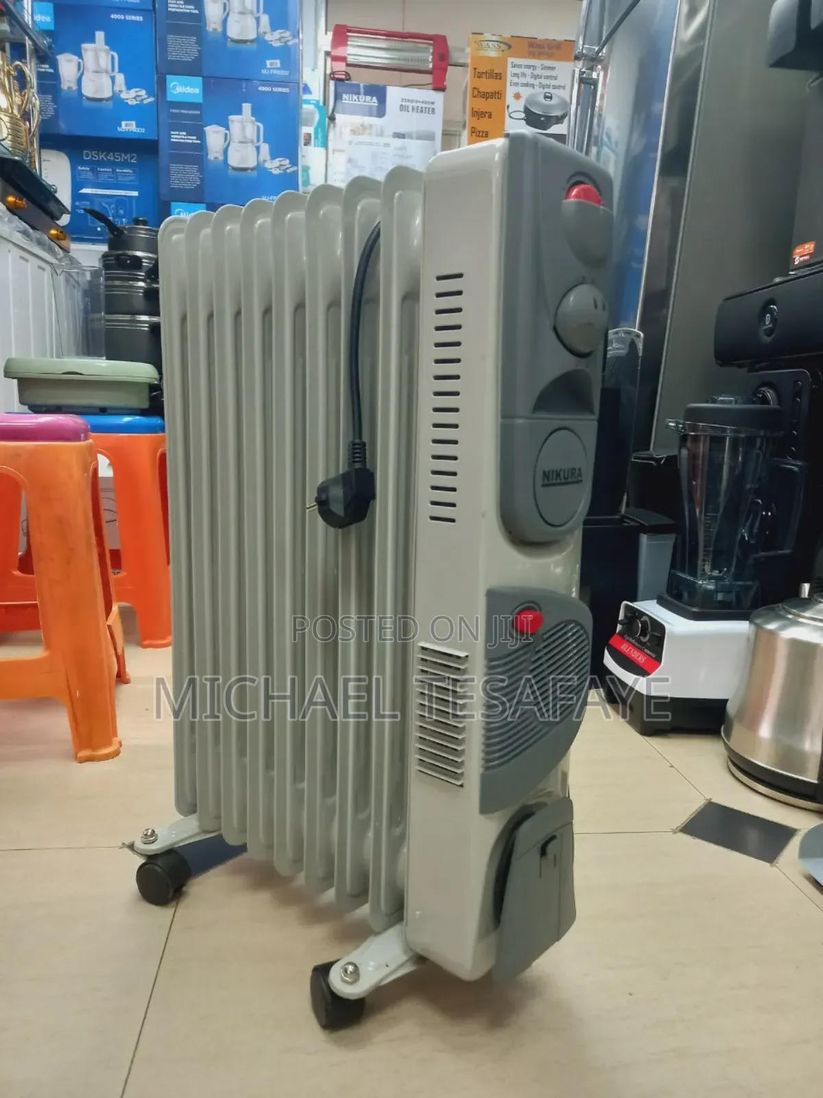 ለክረምቱ ፍቱን መዳኒት የቤት ውስጥ ማሞቂያ Brand Nikura 
Fan Heater 
11 Fan