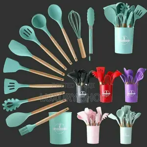 Photo - Silcone Kitchen Utensils Set