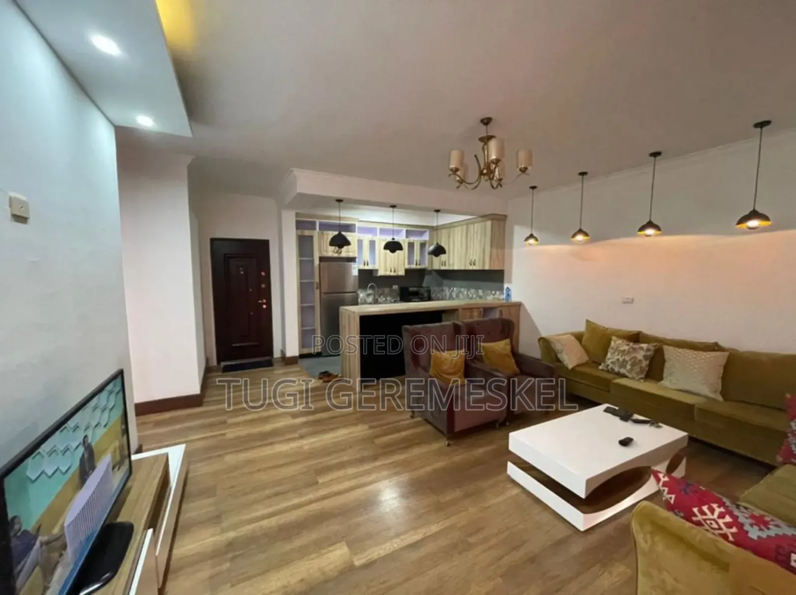 Furnished 2bdrm Apartment in Hellorealstat, Bole for rent