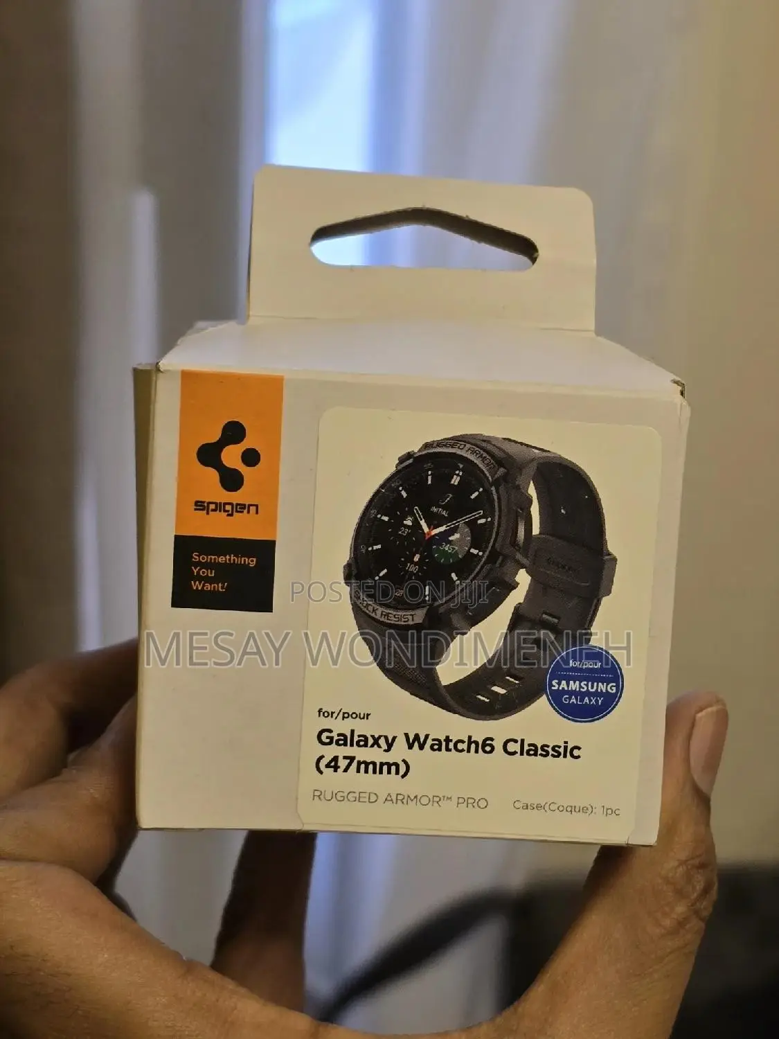 Spigen Rugged Armor Galaxy Watch 6 Classic Cover