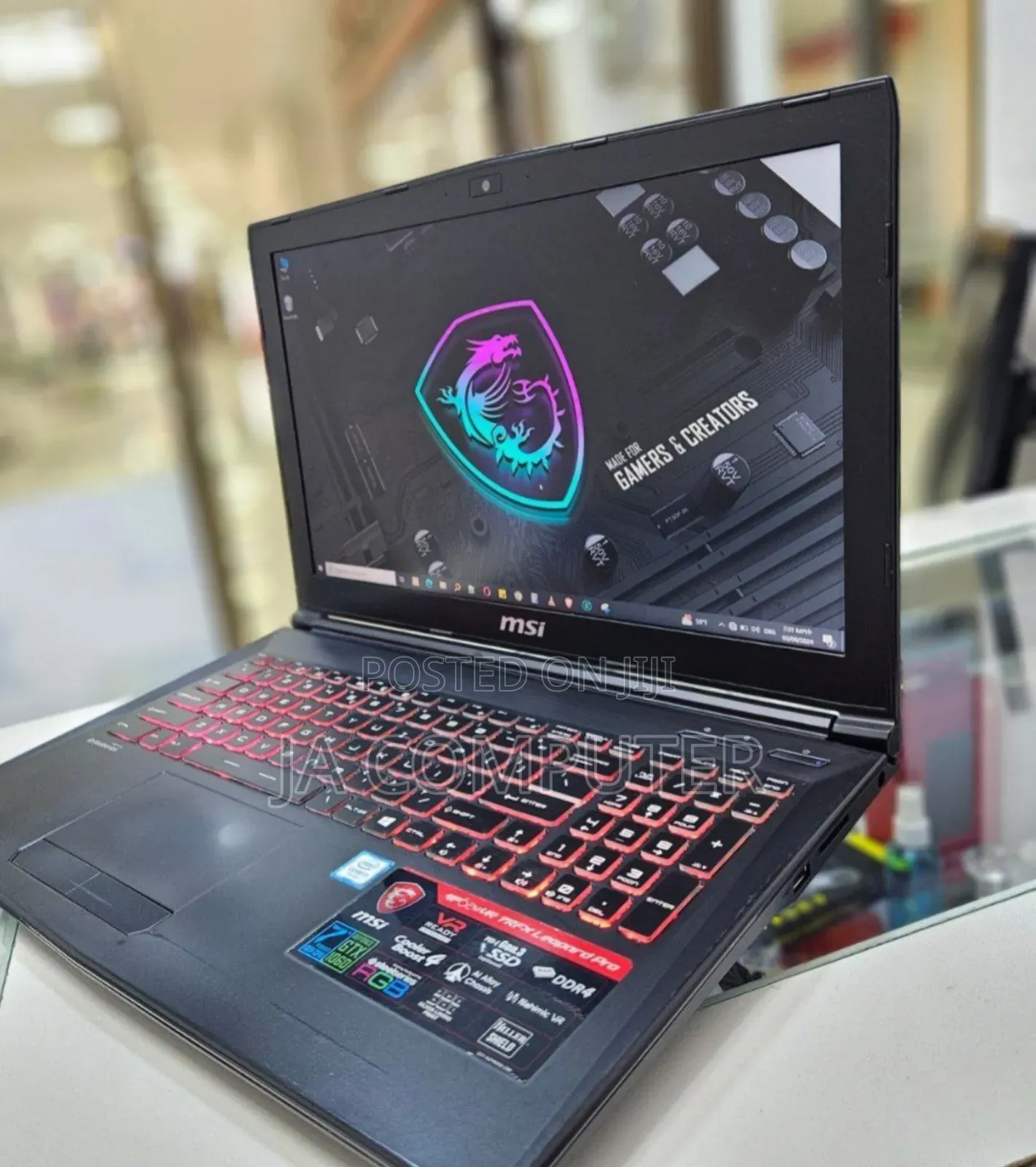 New Laptop MSI GF63 8GB Intel Core I7 HDD+SSD 1.5T