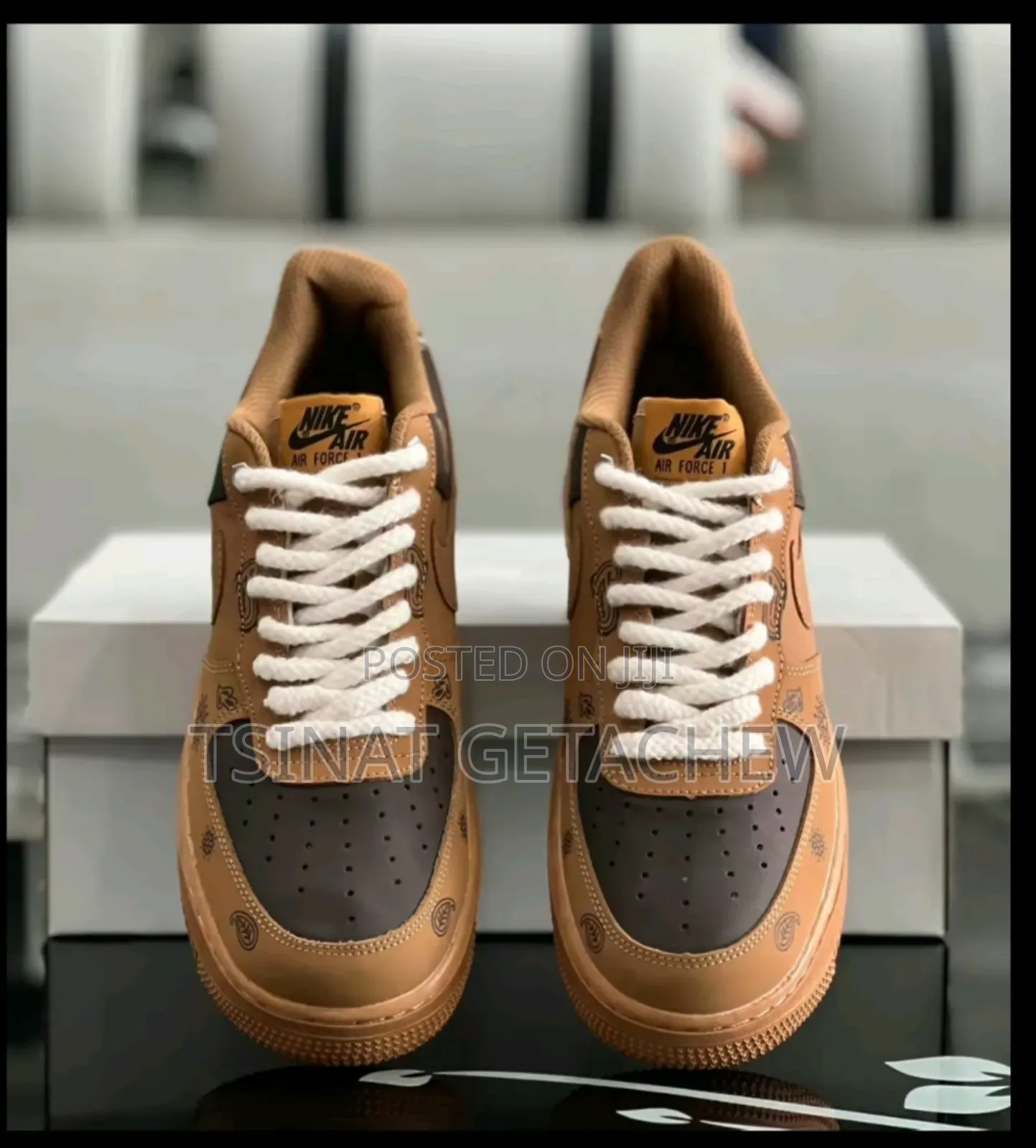 Nike Air Force 1'07 'Wheat Gum Brown' Low Shoes
