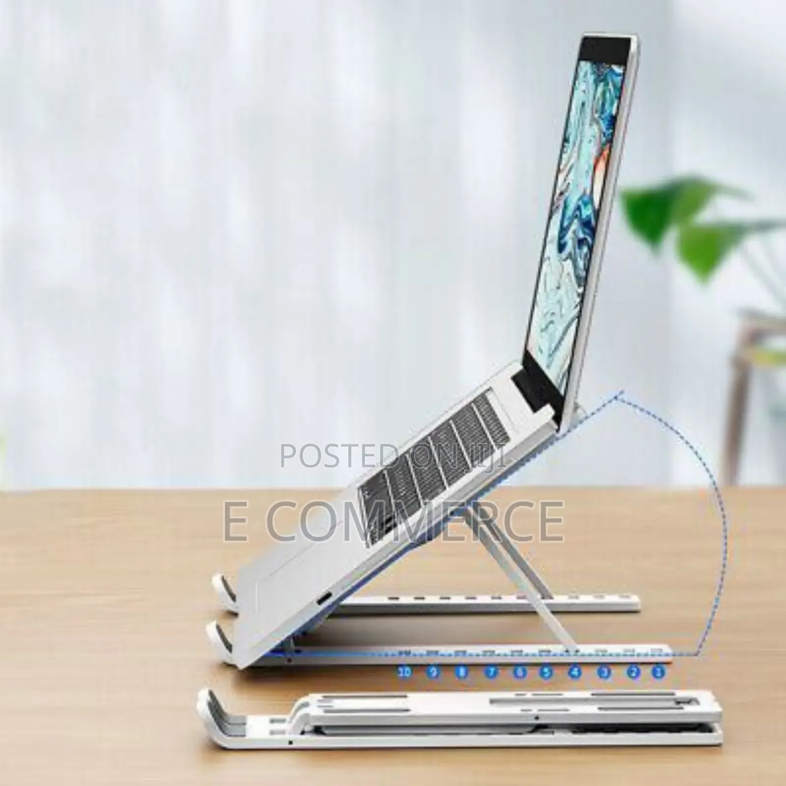 Foldable Height Adjustable Metal Frame Laptop Stand