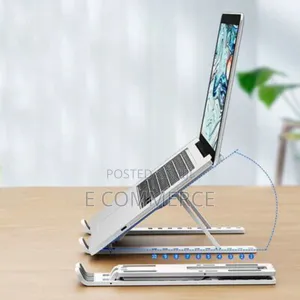 Foldable Height Adjustable Metal Frame Laptop Stand