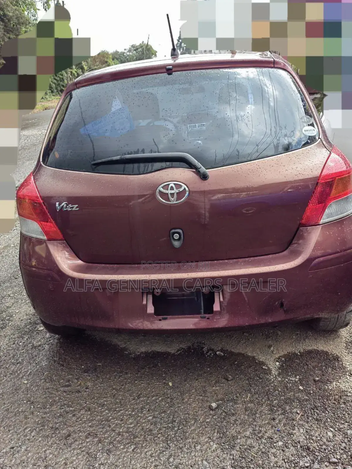 Toyota Yaris 2010 Burgundy
