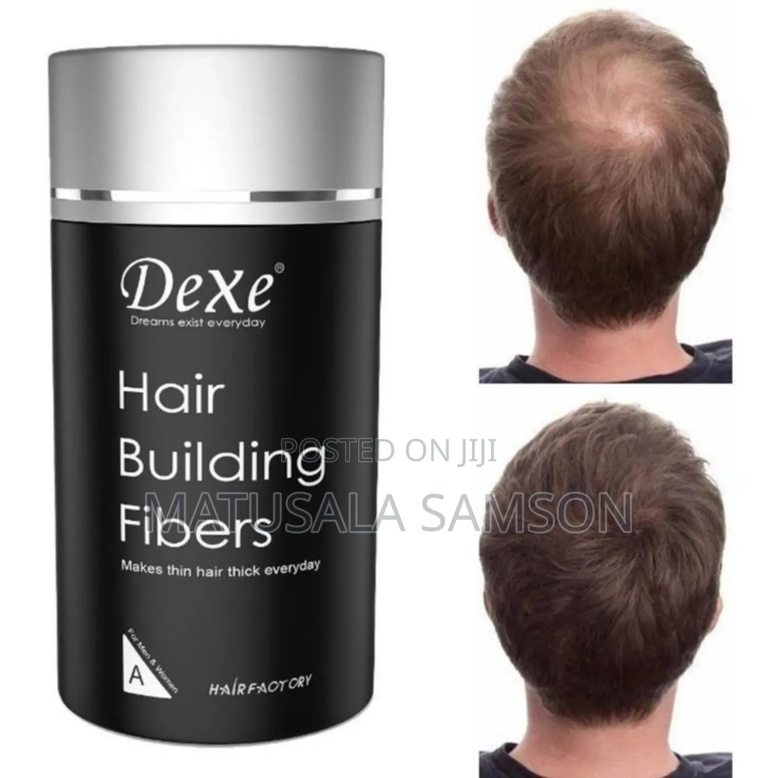 Dexe Hair Building Fiber Dexe ፀጉርን የሚገነባ