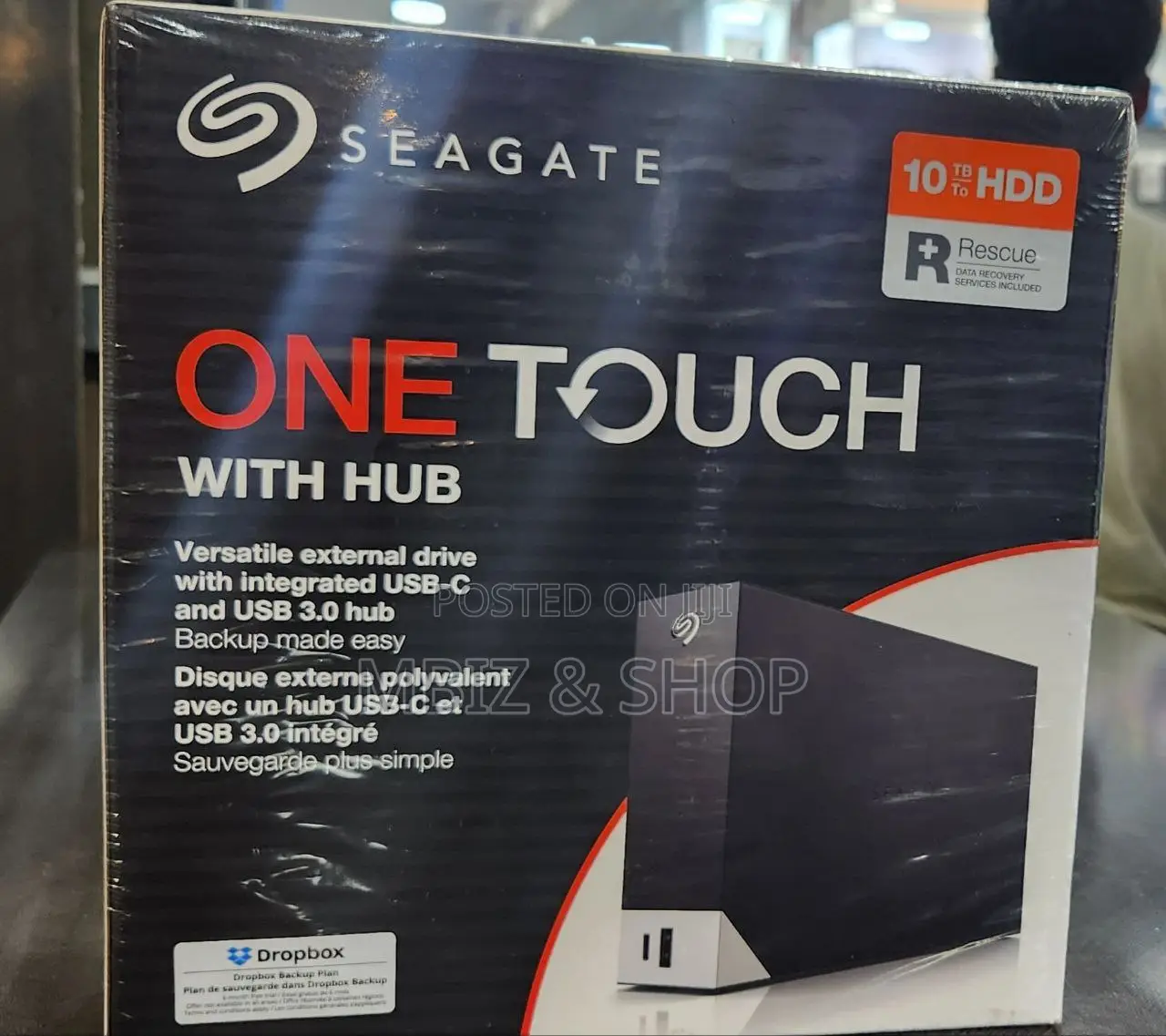 Seagate Brand External HDD 10 TB