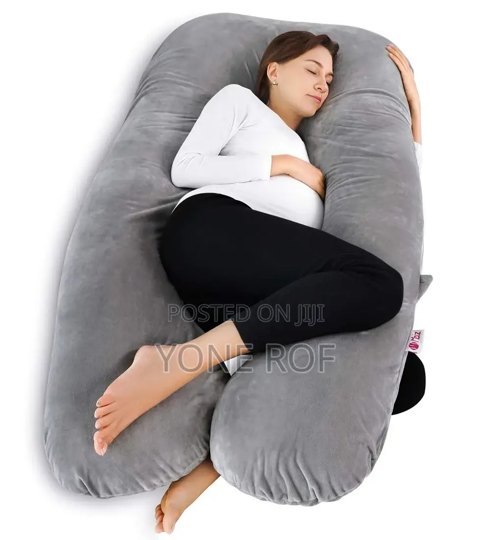 Pregnant Pillow U,Shape ምቹ በእርግዝና ወቅት የመኝታ አለመማቸት የወገብ ህመምን
