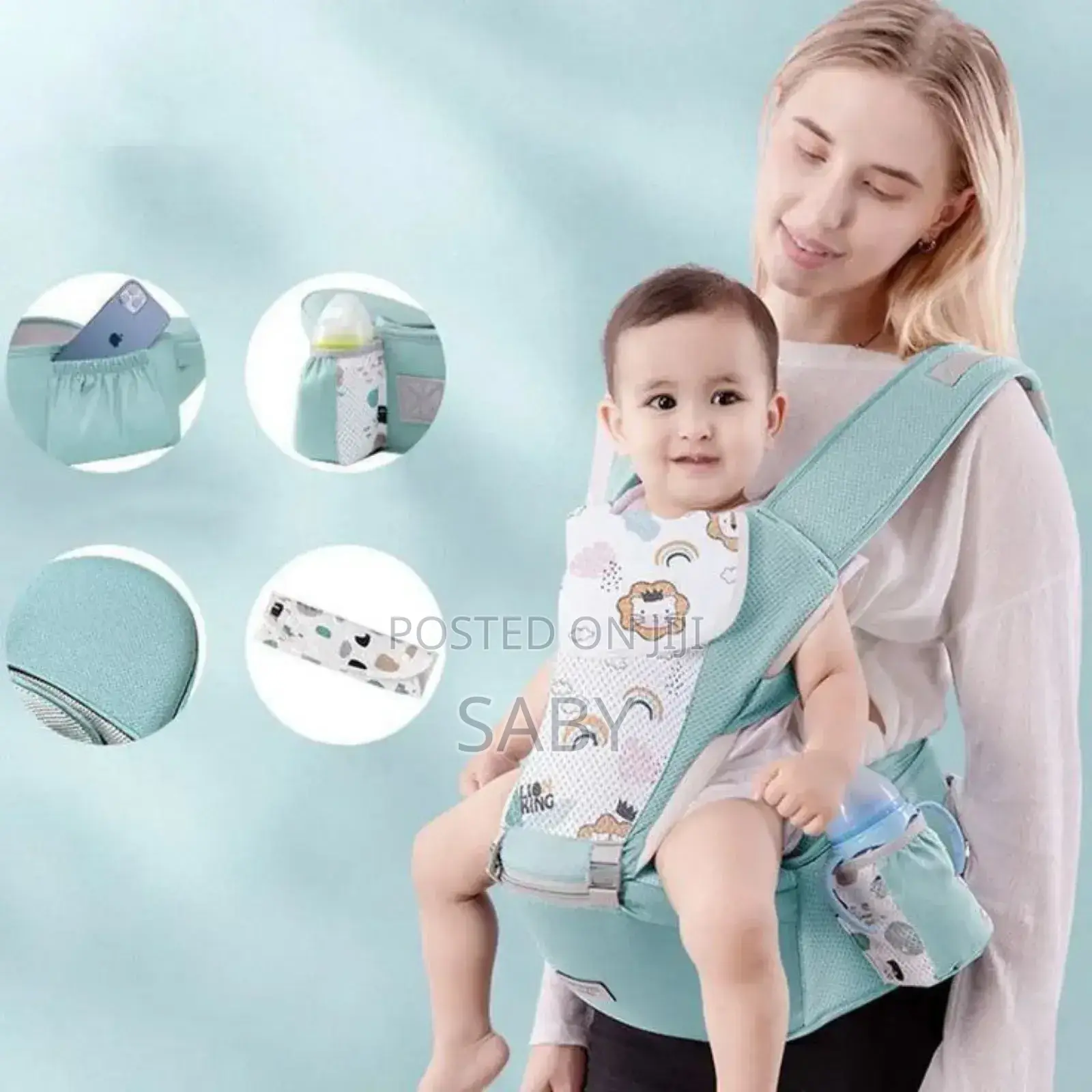 Multi Functional Baby Carrier With Hip Seat