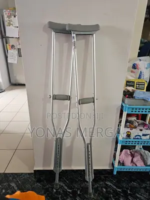 Photo - Crutches Aluminium | for Men | Women |Old Age People |