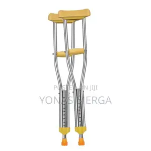 Photo - ክራንች/Adjustable 2 PCS Ultralight Underarm Crutch Axillary
