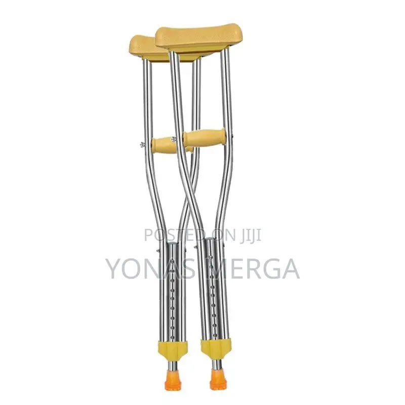 ክራንች/Adjustable 2 PCS Ultralight Underarm Crutch Axillary