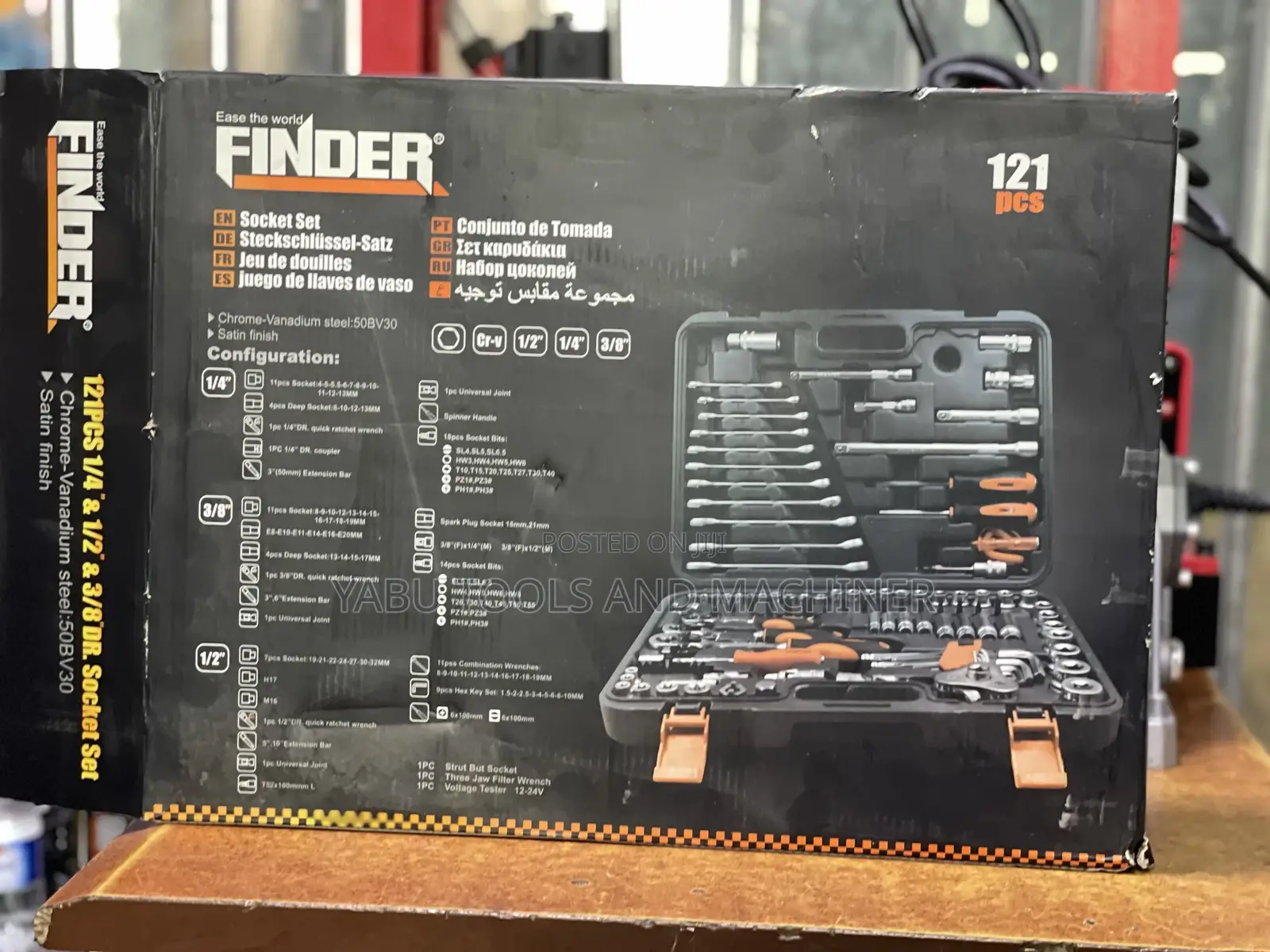 Finder Socket Set 127 Pes