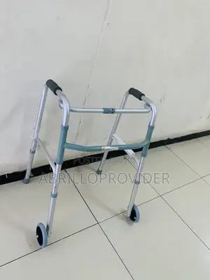 Photo - Folding Walking Frame Adjustable Walkers and Rollators