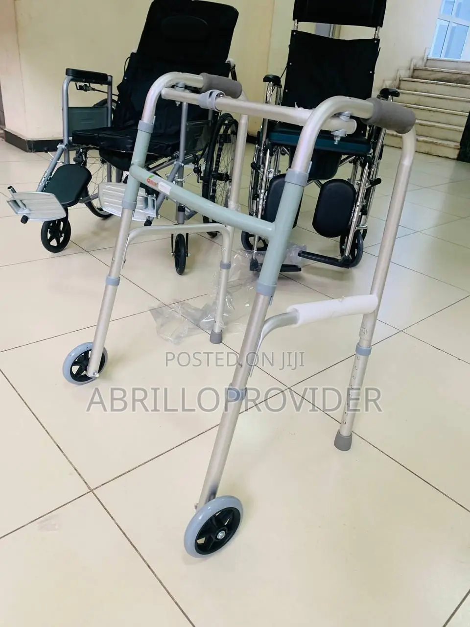 Foldable Adult Seniors Rollator Assistive Walkers Climbing