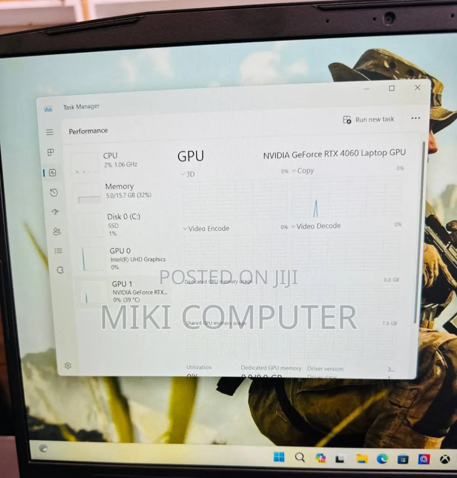 New Laptop MSI Katana GF66 16GB Intel Core I7 SSD 512GB