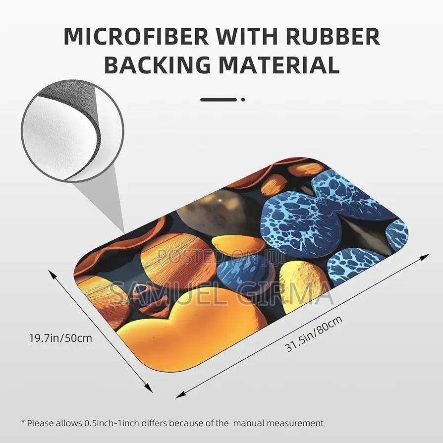 3D Printed Super Absorbant Bathroom Rugs