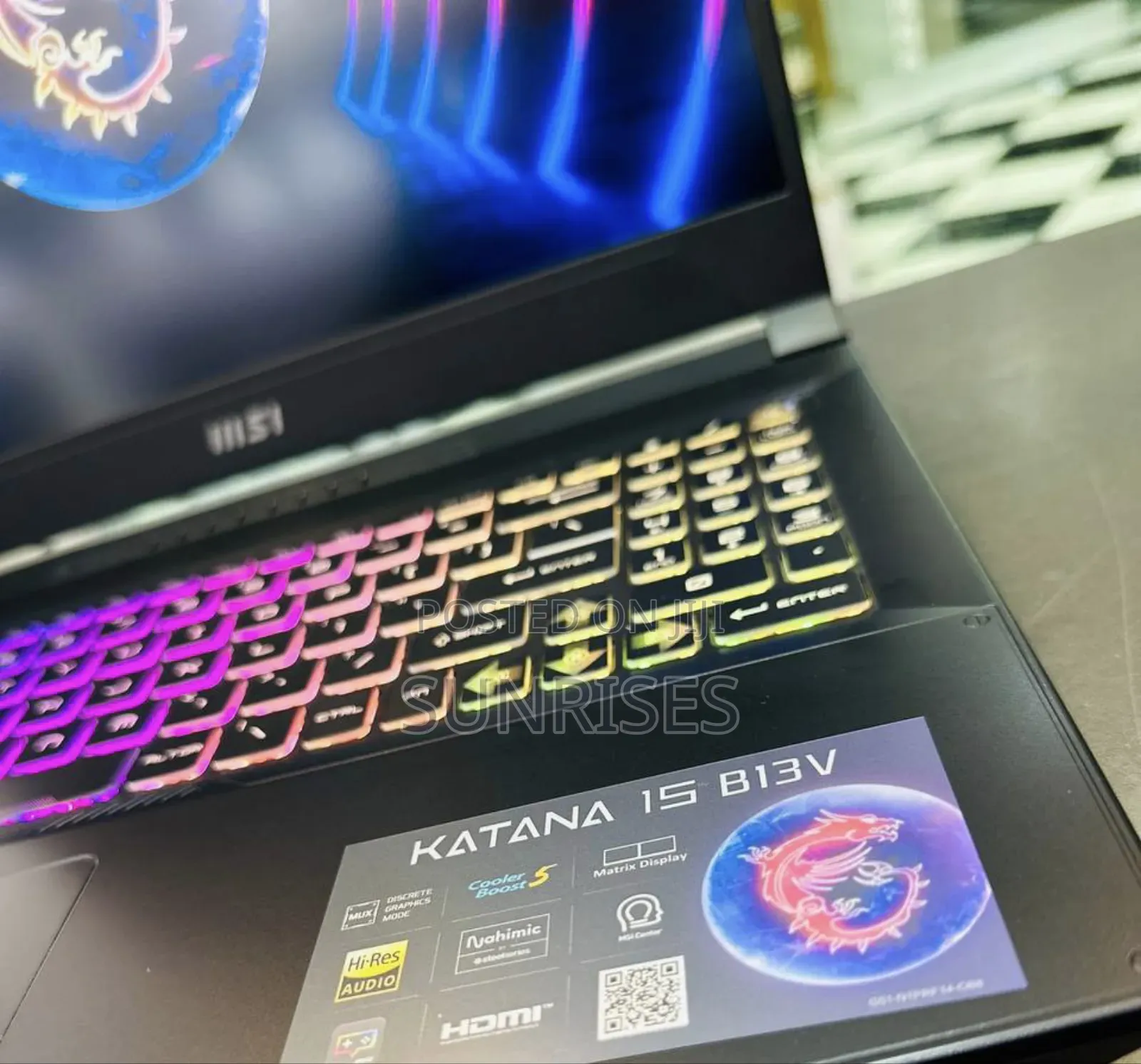 New Laptop MSI Katana 15 16GB Intel Core I7 SSD 1T