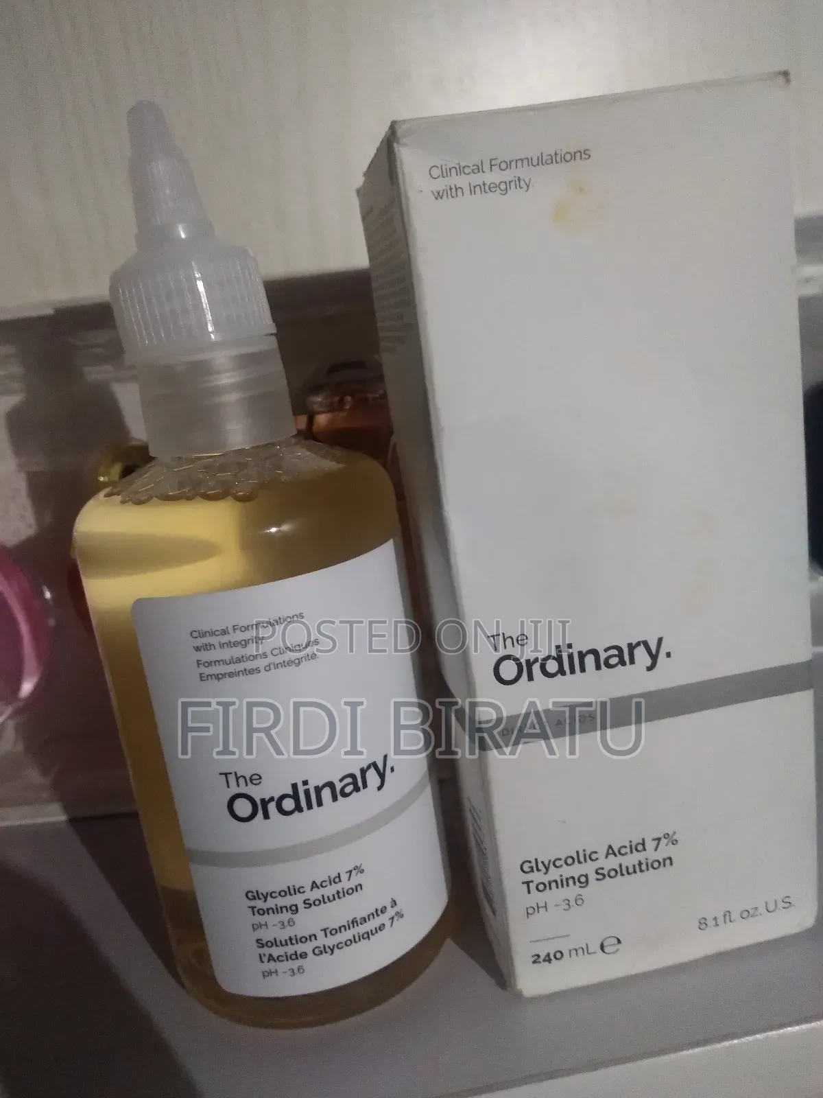 Glycolic Acid Toning Solution