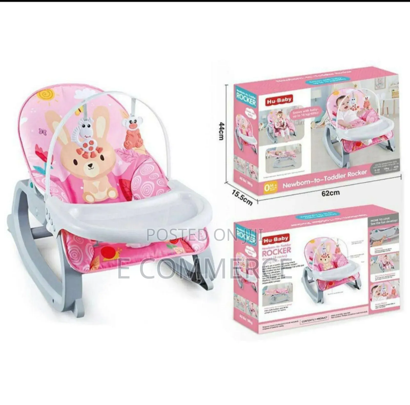3 in 1 Newborn to Toddler Rocker
