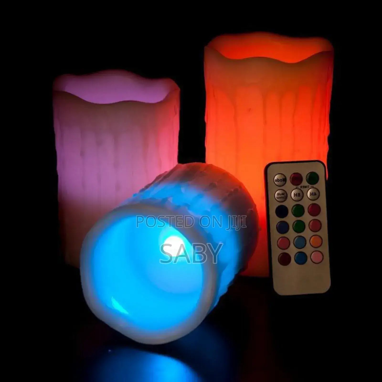 Color Changing Set Of 3 Electronic Candles