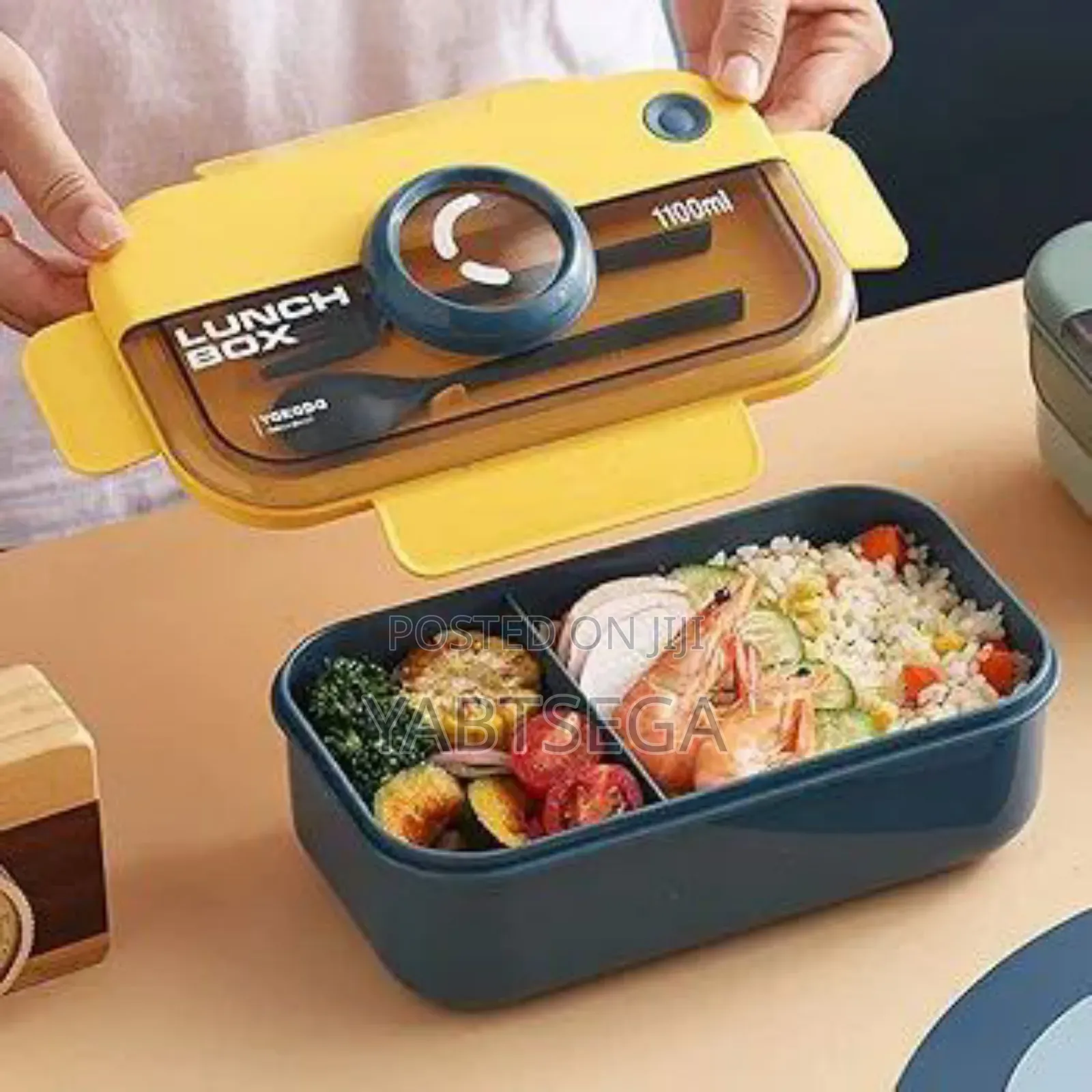 Office Petals 2 Compartments Bento Lunch Box