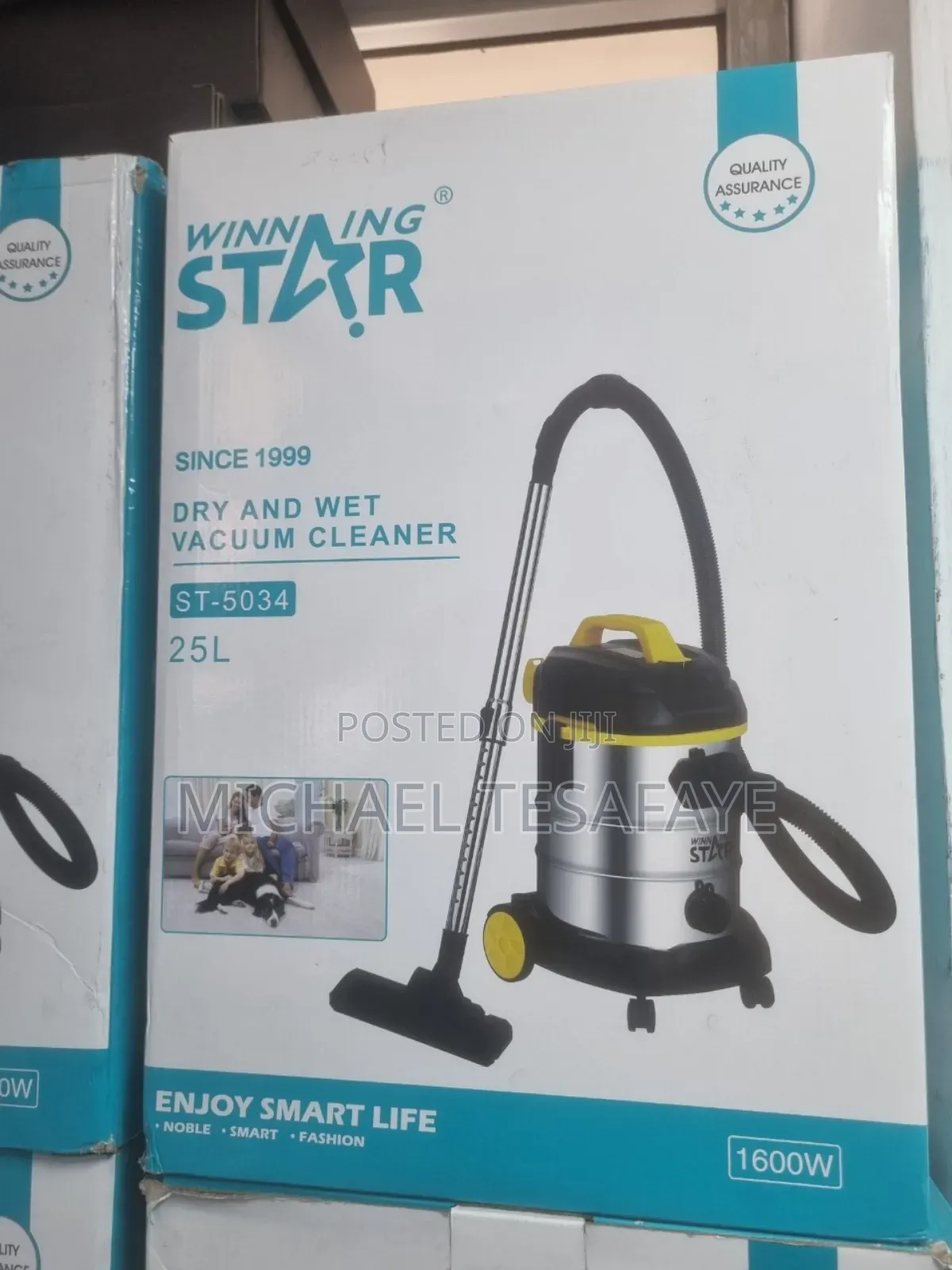 Star Vacuum Cleaner Wat and Dry 25liter 1600w