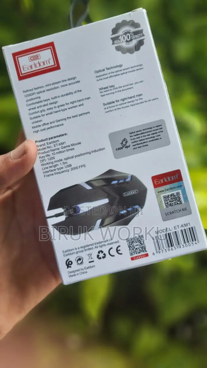 Gaming Mouse With Dynamic RGB