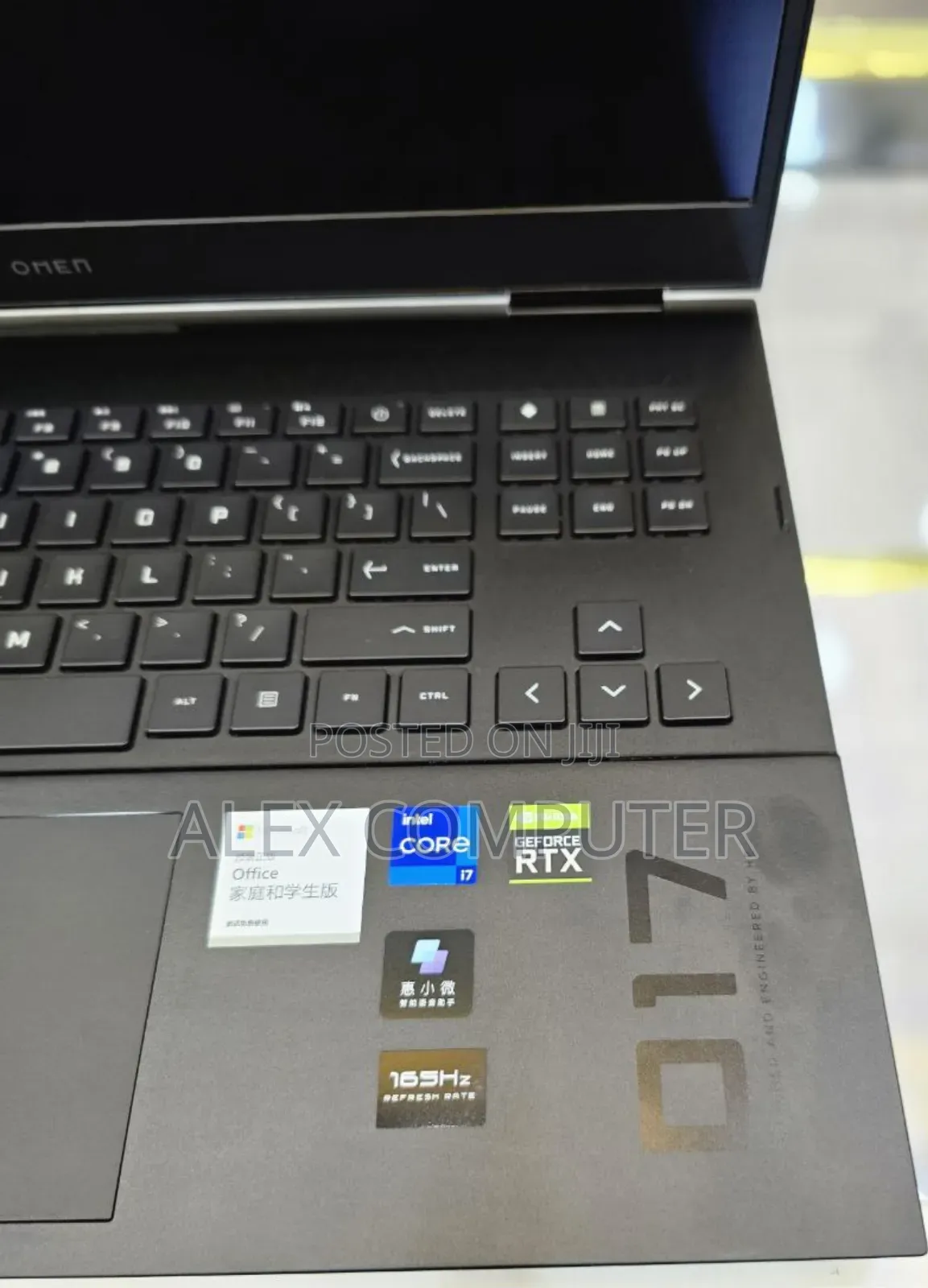 New Laptop HP Omen 17 16GB Intel Core I7 SSD 1T