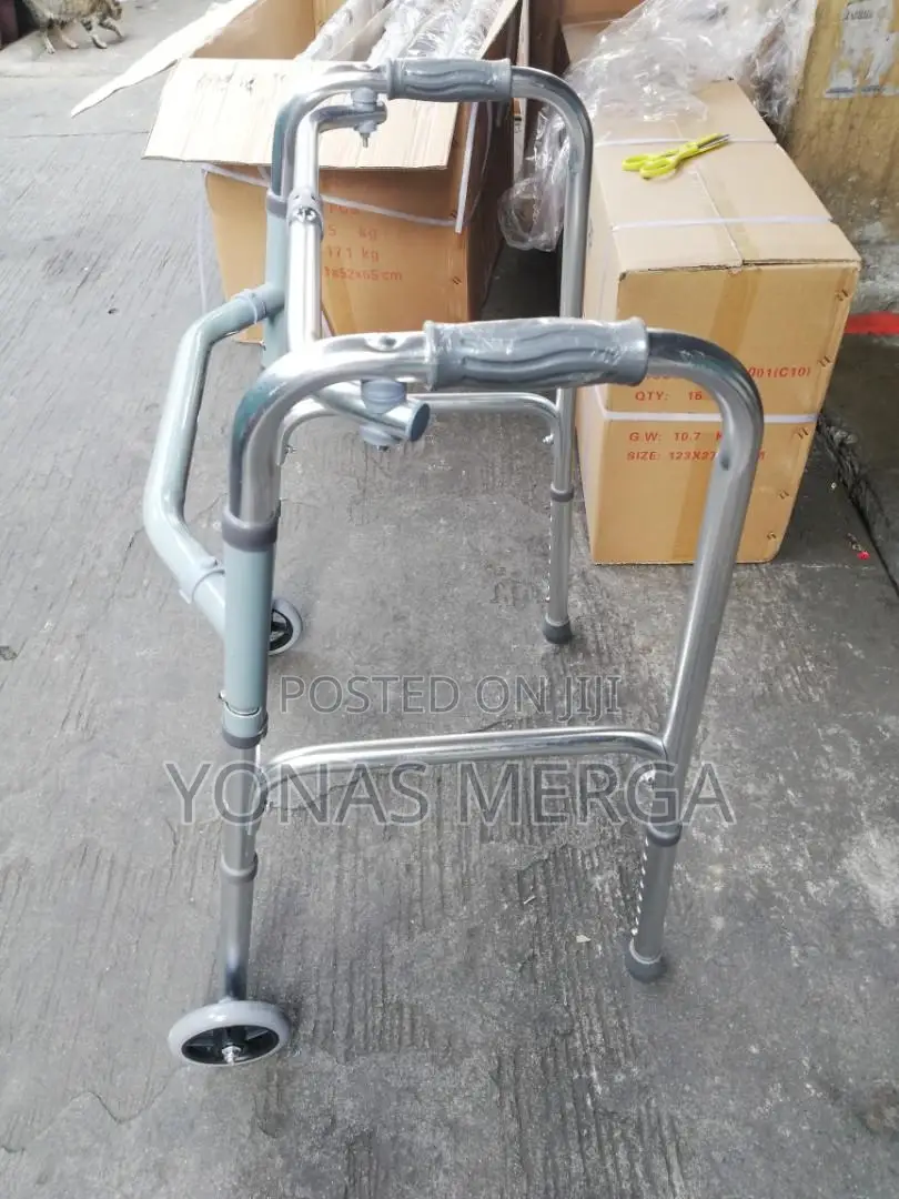 ወከር+ማራመጃ/Quality Aluminum Walker With Anti-Skid Rubber Shoes