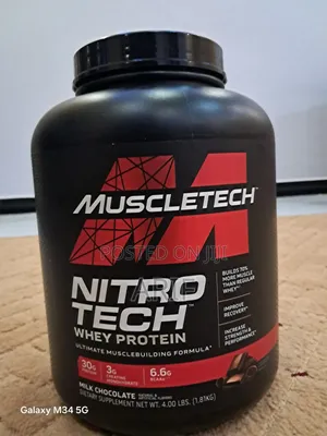 Photo - Nitro Tech Whey Protein Powder (Made in Usa )