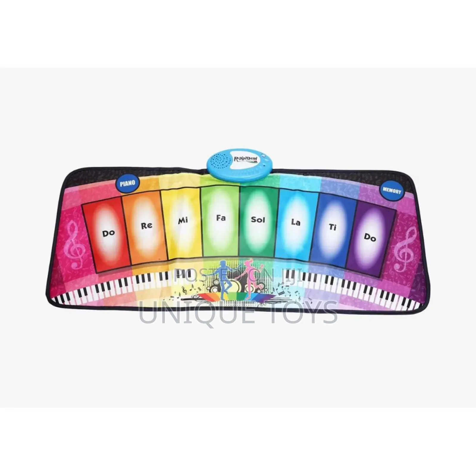 Rainbow Foot Piano Mat